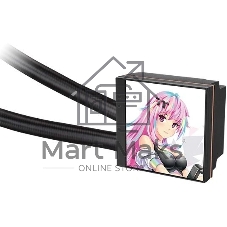 Система жидкостного охлаждения Thermaltake MAGFloe 420 Ultra ARGB Soc-AM5/AM4/1200/1700/1851 черный 4-pin 34.5dB Al+Cu LCD Ret (CL-W451-PL14SW-A)