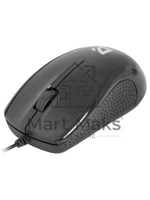 Мышь проводная Defender Optimum MB-160 черный, 1000 dpi, USB, кнопки - 3