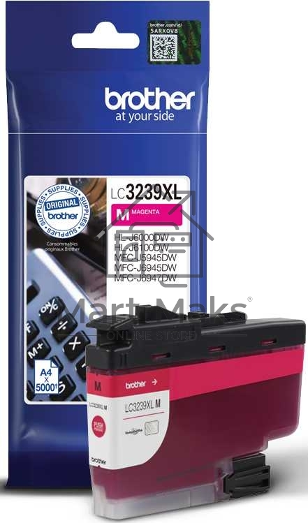 Картридж струйный Brother LC3239XLM пурпурный (5000 стр.) для BROTHER HL-J6000DW/MFC-J5945DW