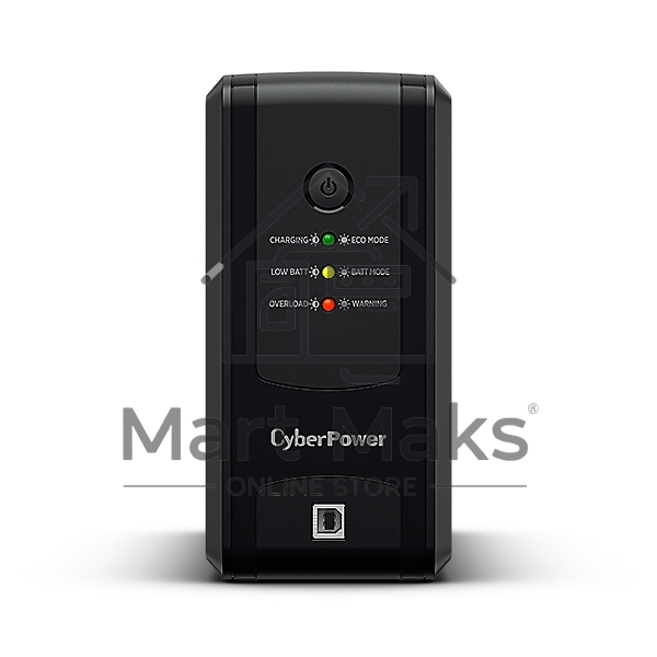 Источник бесперебойного питания CyberPower Line-Interactive UT850EG, 850VA/425W, USB/RJ11/45, (3 EURO)