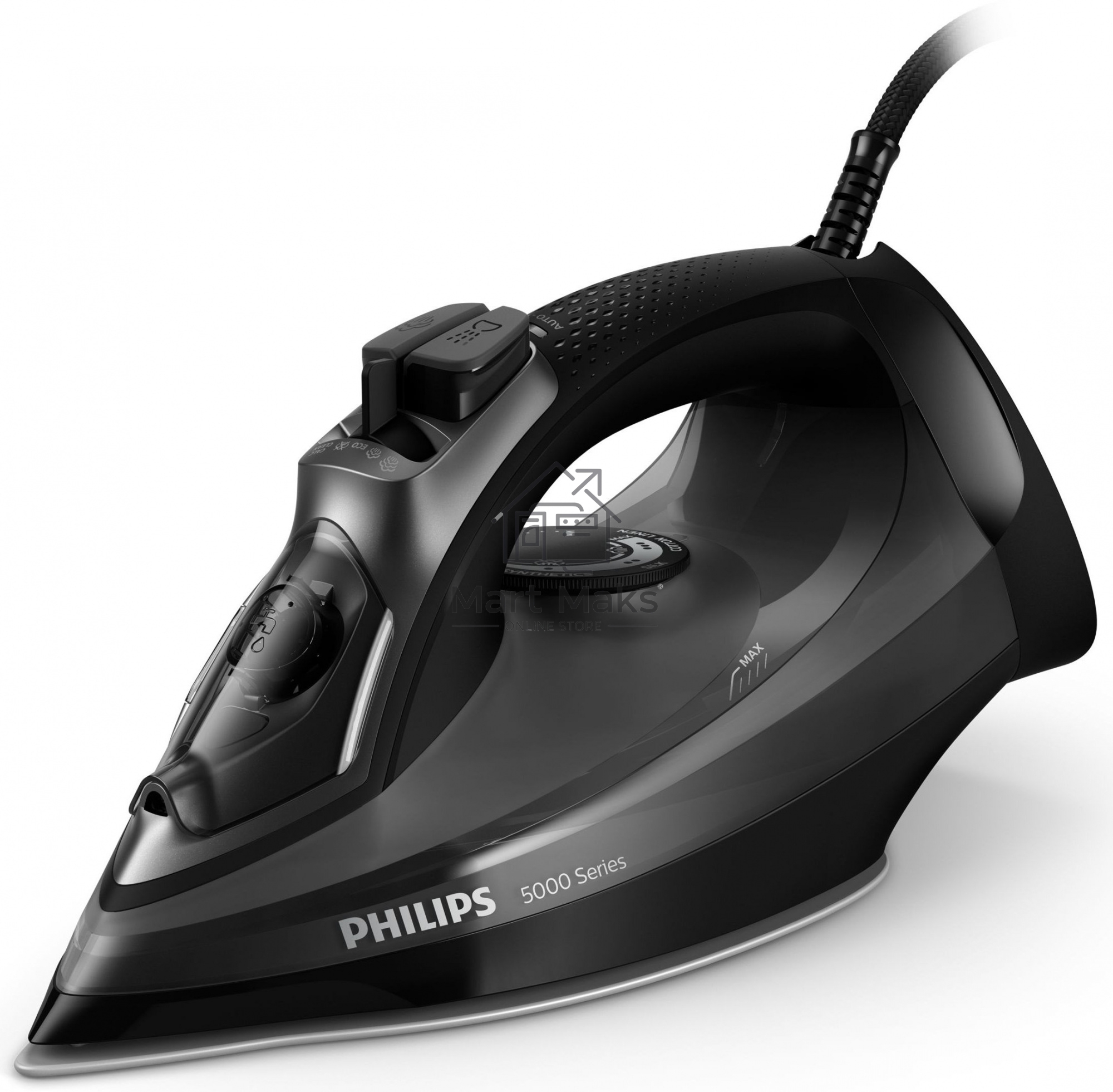 Утюг электрический Philips 2400 Вт, удар 200 г, пар 45 г/мин, SteamGlide Plus