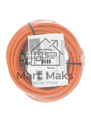 Удлинитель-шнур силовой Garden Series, ПВС, 10м, 1 розетка 3*1,5 мм Denzel