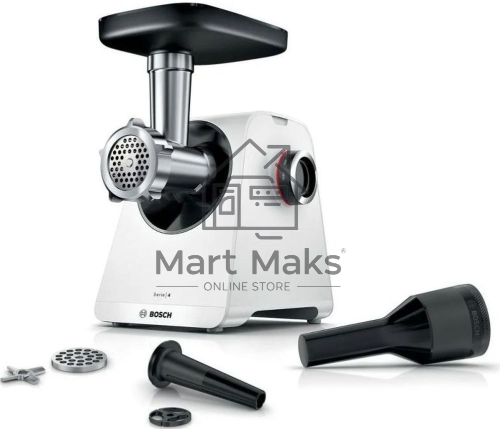 Мясорубка Bosch MFWS420W, 1900W, белый