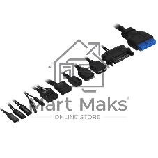Компьютерный корпус Miditower ExeGate EX287030RUS UN-604-UN600 (ATX, БП UN600 с вент. 12см, 2*USB+2*USB 3.0, аудио, черный)