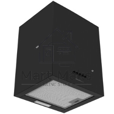 Вытяжка пристенная HOMSair Phlox Push 40 черный, 40 см, 700 куб. м/ч, 54 дБ