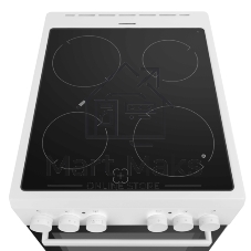 Плита электрическая Maunfeld MEC55CW07 белый, конфорок 4 шт, духовка 60 л, 50 см x 85 см x 60 см