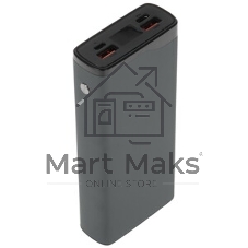 Портативный аккумулятор OLMIO QL-20, 20000mAh, 22.5W, QuickCharge3.0/PowerDelivery, LCD, серый