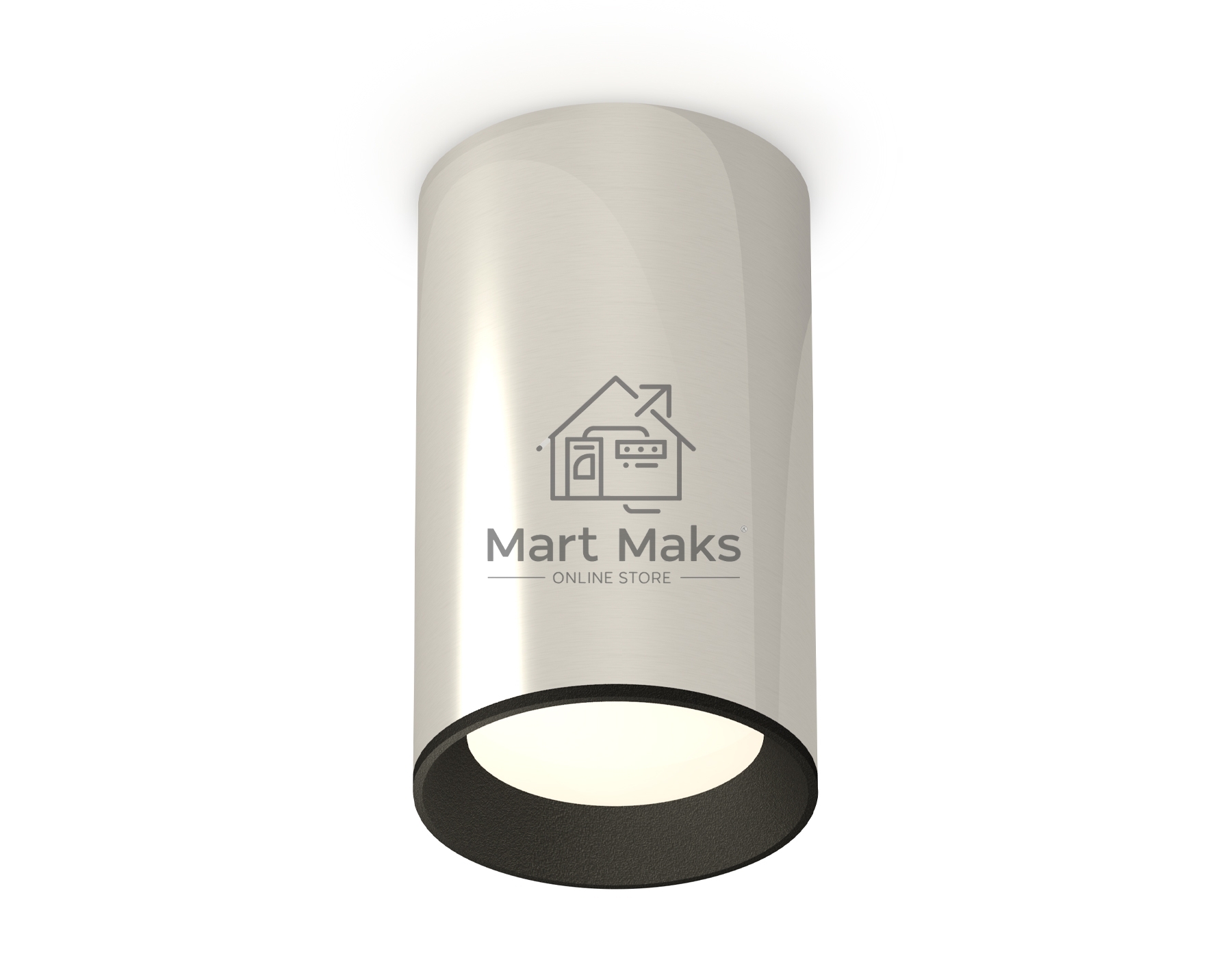 Светильник Ambrella Light XS6325001 PSL/SBK серебро полированное/черный песок MR16 GU5.3 (C6325, N6102)