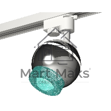 Светильник Ambrella light XT1104004 PSL/BL серебро полированное/голубой GU5.3 LED 3W 4200K (A2520, C1104, N7194)