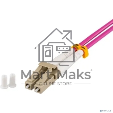 Кабель оптический REXANT 50-2611-2 Патч-корд волоконно-оптический (шнур) MM 50/125 (OM4), LC/UPC–LC/UPC, duplex, 3mm, LSZH 2м REXANT