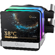 Система жидкостного охлаждения Ocypus Sigma L36 PRO BK IPS Display/черный/310W/All Intel/AMD AM*/Screws