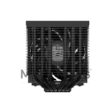 Кулер для процессора CPU Cooler PCCooler RZ620M X BK (210W, 4-pin PWM, 118.5mm, Al/Cu, 6x6mm, 1x100mm, 54.2CFM, 32.5dBA, 3000RPM, S: 1851/1700/1200/115X, AM5/AM4, black)