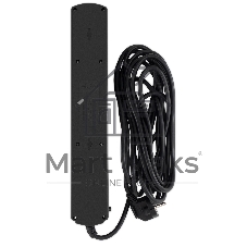 Сетевой фильтр Ippon BK-6-EU-5-10-B 5 м, 6 розеток, черный, коробка