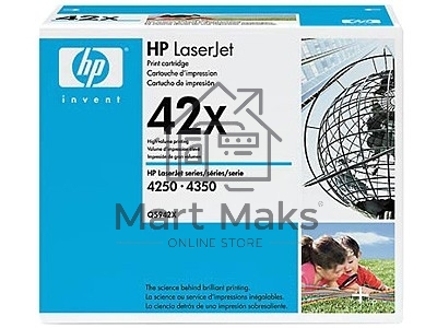 Картридж лазерный HP LaserJet Q5942X черный для LJ 4250/4350 (20000стр.)