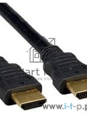 Кабель Cablexpert HDMI CC-HDMI4F-6, 19M/19M, v2.0, медь, позол.разъемы, экран, плоский кабель, 1.8м, черный, пакет