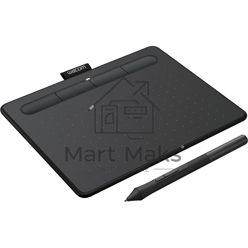 Планшет для рисования Wacom Intuos S CTL-4100K-N USB черный