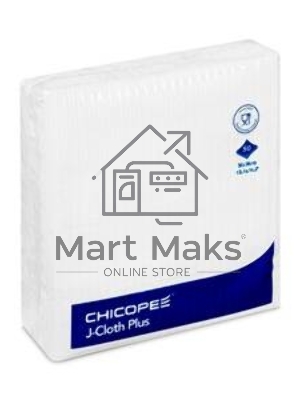 Салфетки универсальные чистящие многократные J-Cloth Plus Medium Wiper белые (Katun/Chicopee) пак/50шт