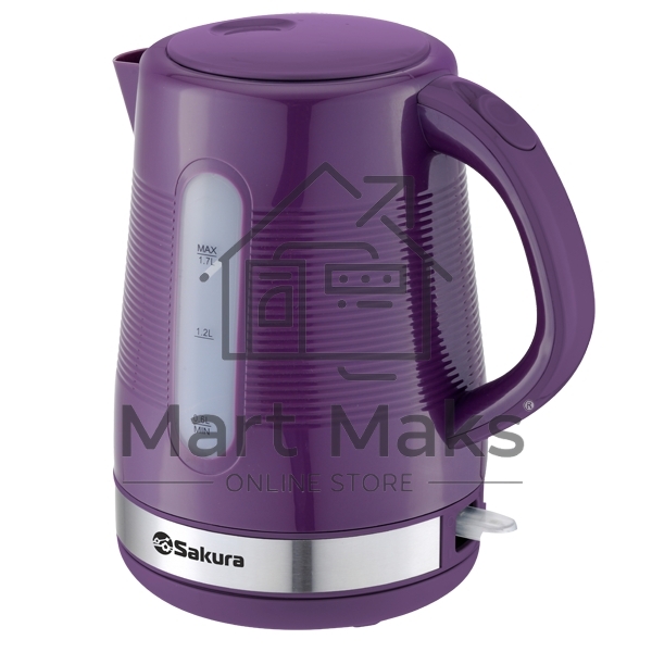 Чайник электрический Sakura SA-2343P 1.7 л, фиолет д