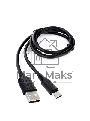 Кабель USB 2.0 Cablexpert CCB-USB2-AMCMO2-1MB, AM/Type-C, издание Classic 0.2, длина 1м, черный, блистер