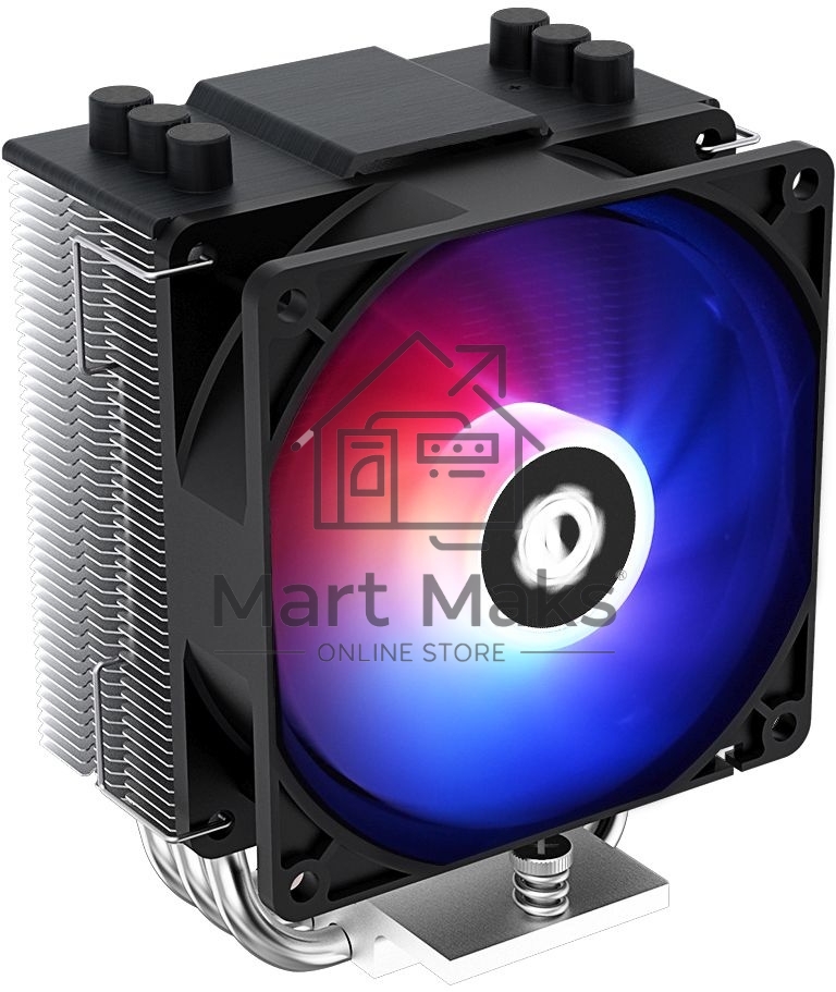 Кулер ID-COOLING SE-903-XT черный 92мм алюминий+медь 2200rpm 26db 4-pin 130w 123мм