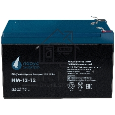 Батарея для ИБП Парус-электро HM-12-12 (AGM/12В/12,0Ач/клемма F2)