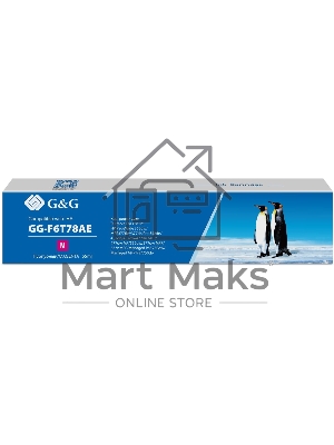 Картридж струйный G&G GG-F6T78AE 913A пурпурный (55 мл) для HP PW 352dw/377dw/Pro 477dw/452dw