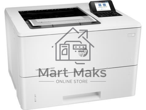 Принтер лазерный HP LaserJet Enterprise M507dn (1PV87A), A4, ч/б, печ. до 43 стр/мин, 1200 x 1200 dpi, USB, RJ-45, Air Print, Mopria