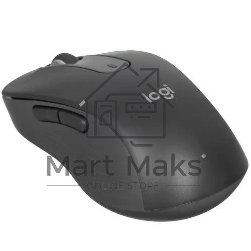 Мышь беспроводная Logitech Signature M650 L LEFT графитовый, 4000 dpi, радиоканал, Bluetooth, USB, кнопки - 5