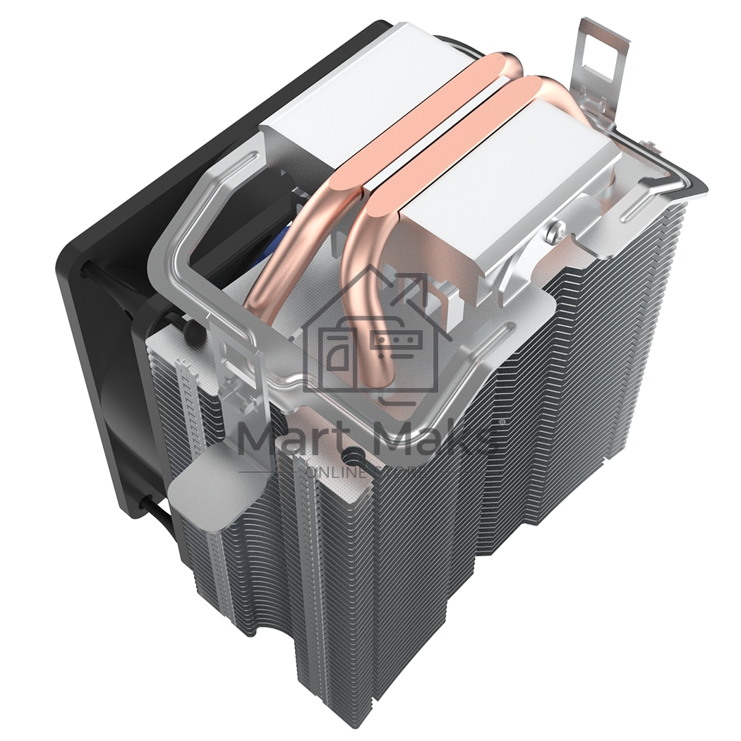 Кулер PCCooler S93 V2 S775/115X/AM2/AM3/AM4/FM1/FM2 (40 шт/кор, TDP 102W, вент-р 90мм, 2 тепловые трубки 6мм, 2200RPM, 22dBa)