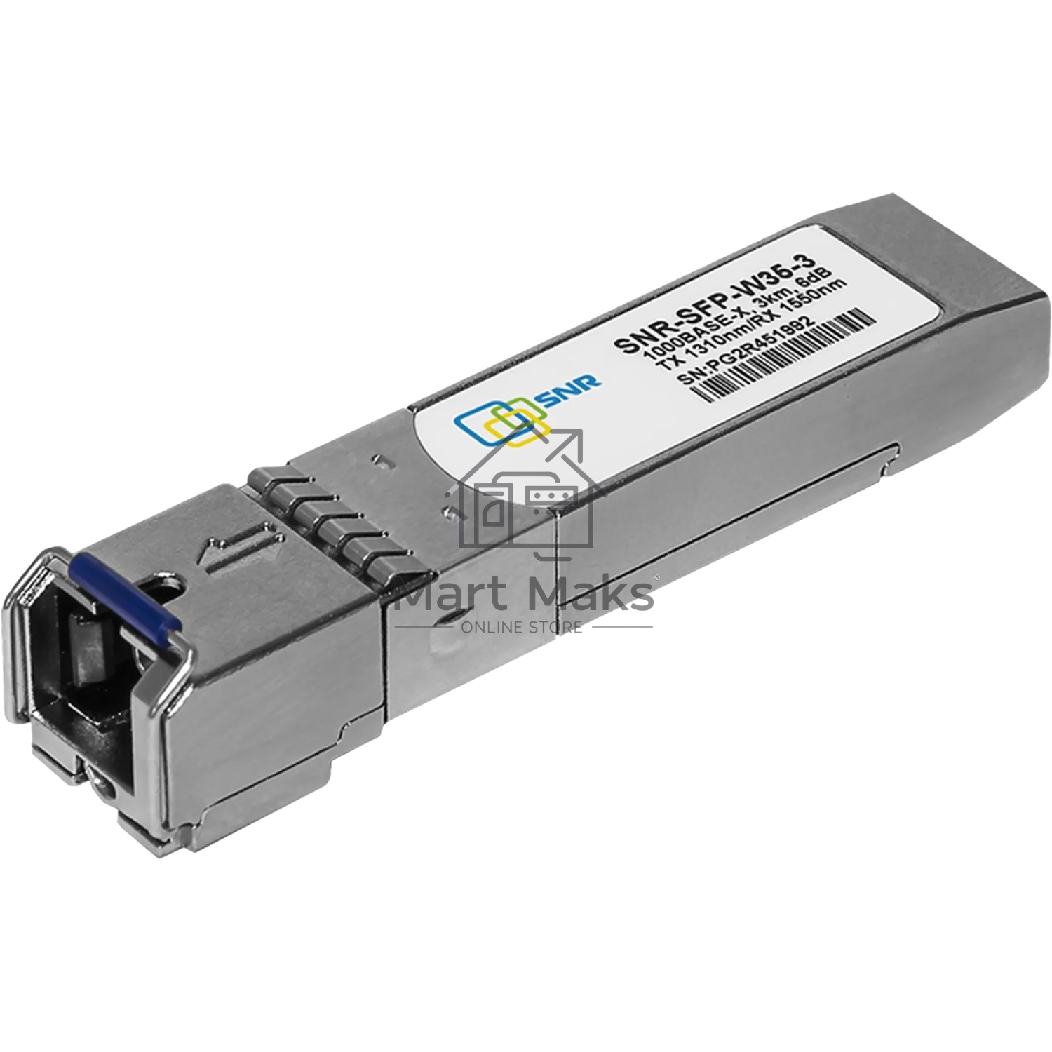 Модуль SFP 1000BASE-X, 3km, 6db, TX 1310nm, DDM enabled