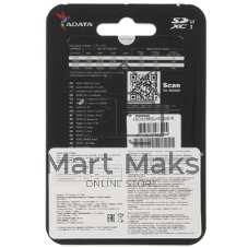 Флеш карта SD ADATA 256Gb ADATA Premier Pro SDXC Class 10 UHS-I U3 V30S 95/60 MB/s