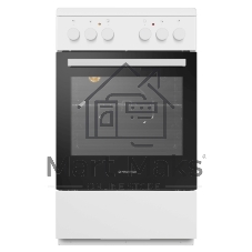 Плита электрическая Maunfeld MEC55CW07 белый, конфорок 4 шт, духовка 60 л, 50 см x 85 см x 60 см