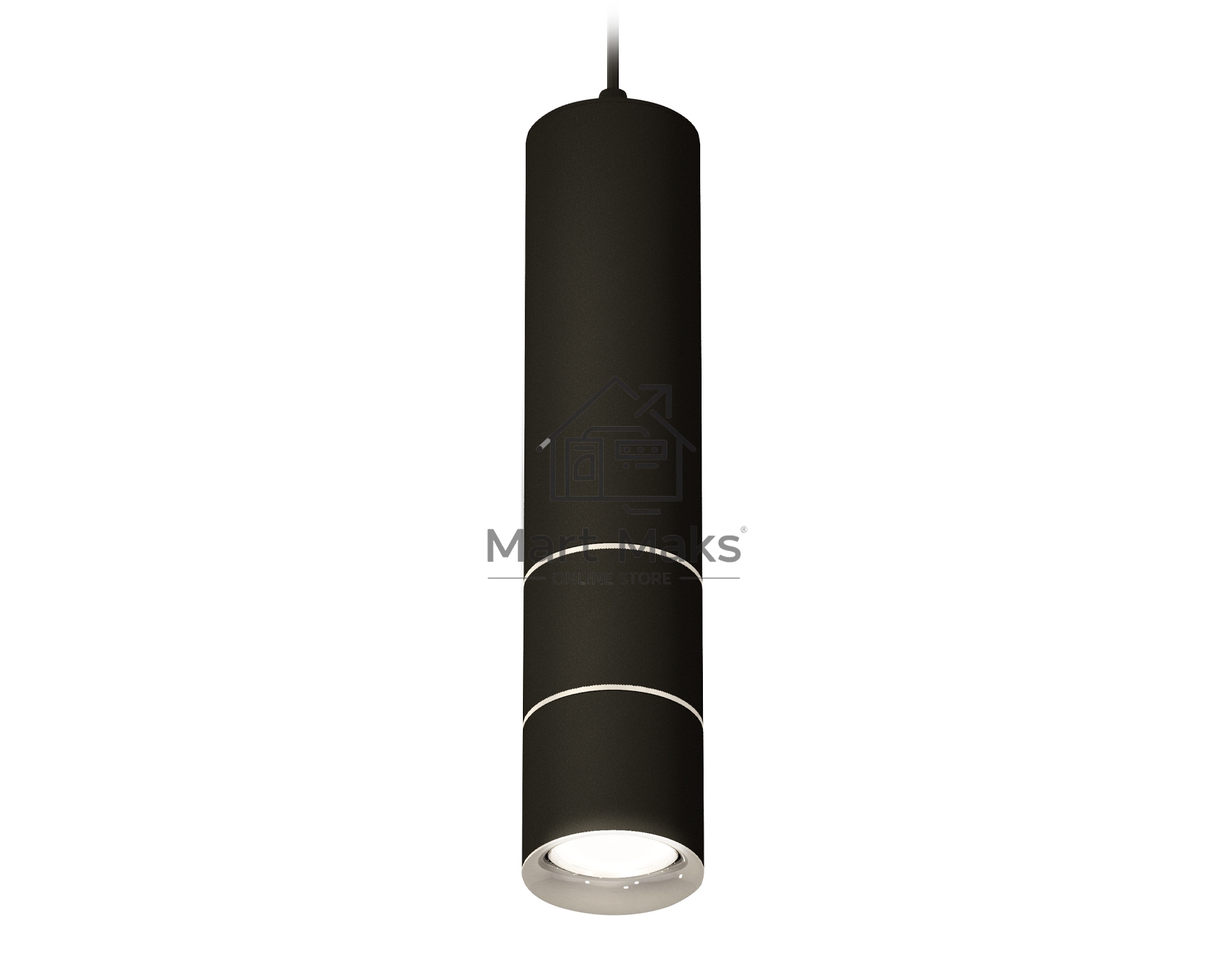 Светильник Ambrella Light XP7402070 SBK/PSL черный песок/серебро полированное MR16 GU5.3