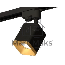 Светильник Ambrella light XT7813003 SBK/SGD черный песок/золото песок MR16 GU5.3 (A2521, C7813, N7704)
