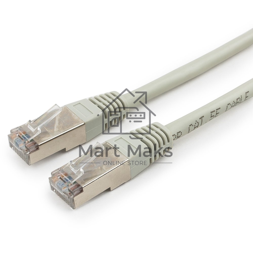 Патч-корд FTP Cablexpert кат.5e, 3м, литой, многожильный (серый)