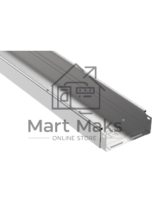 Лоток листовой неперфорированный 200х80 L3000 сталь 0.8мм ИЭК CLN10-080-200-3