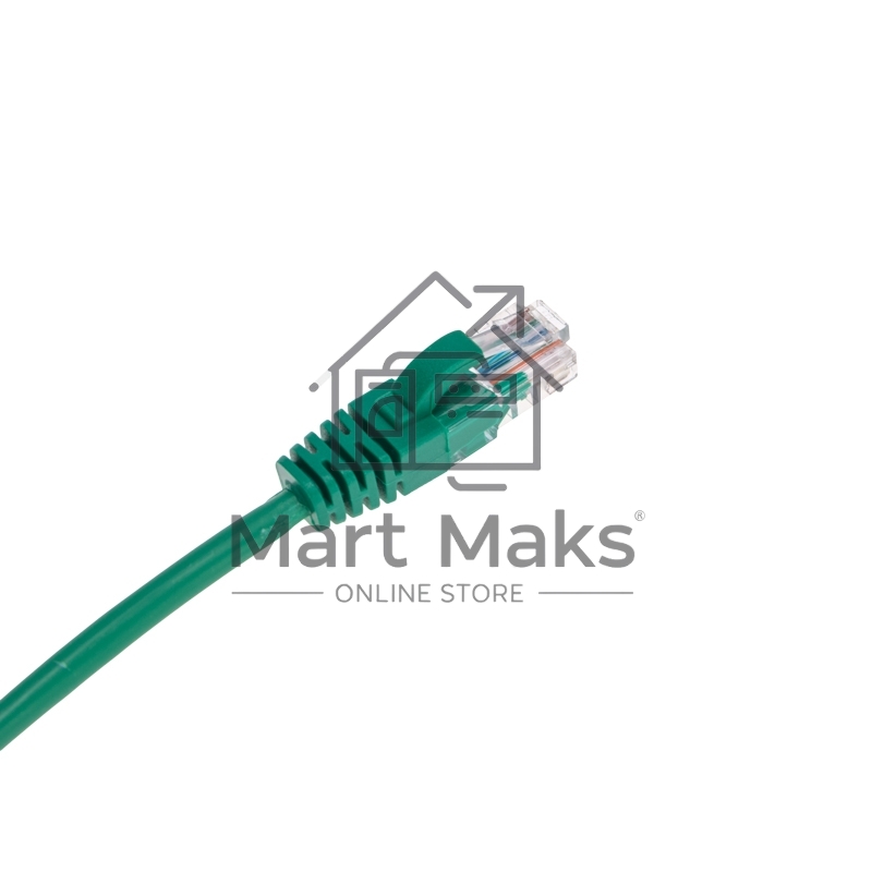 Патч-корд U/UTP Rexant cat.5e, RJ45-RJ45, 26AWG, ZH нг(А)-HF, зеленый, 0,3 м