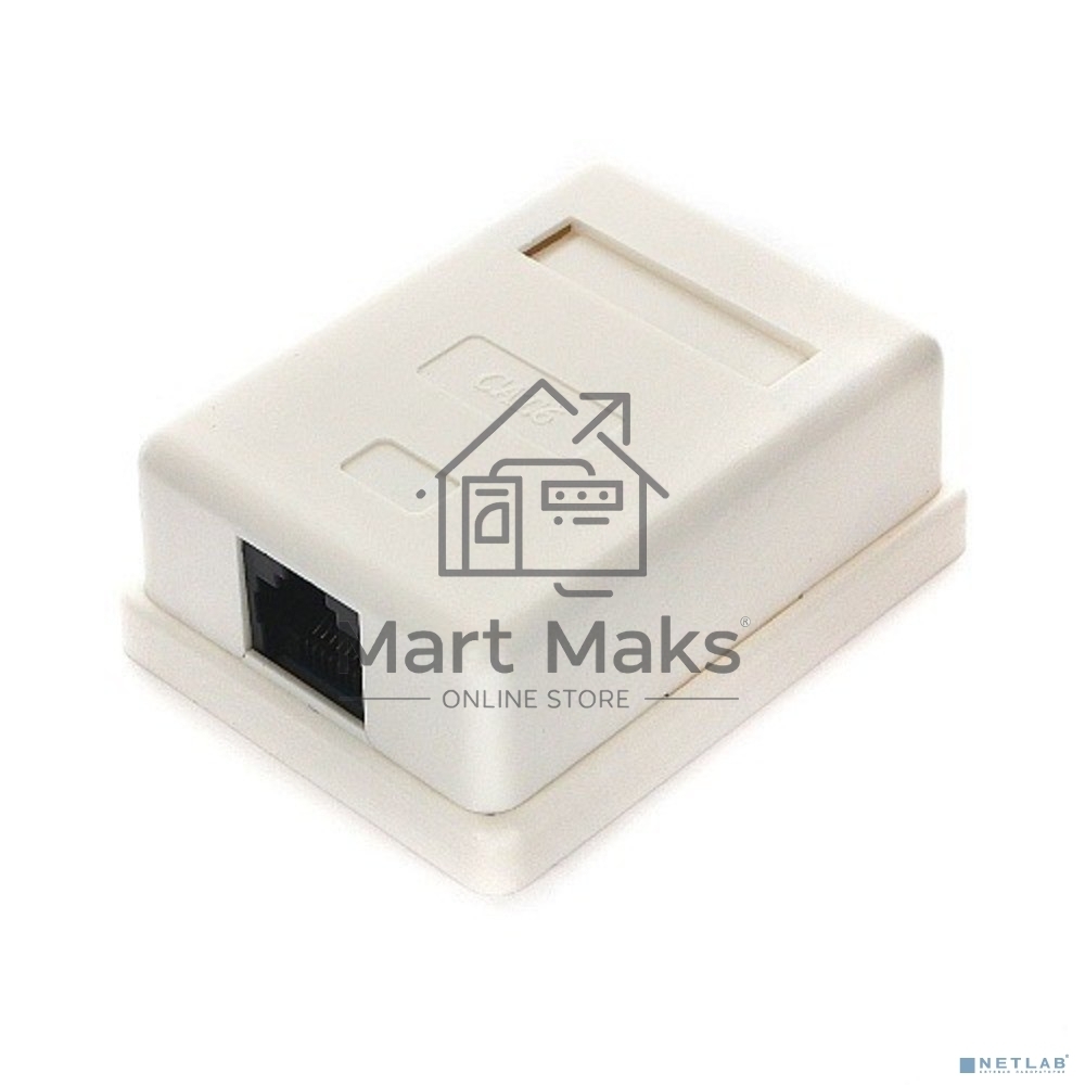 Розетка NA216 RJ-45 кат.6 внешняя 1 порт, 110&Krone