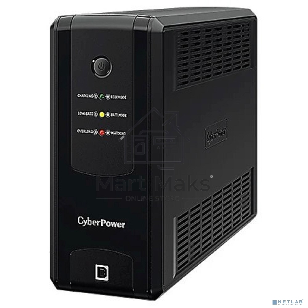 Источник бесперебойного питания UPS CyberPower UT1200EG Line-Interactive 1200VA/700W USB/RJ11/45/Dry Contact (4 EURO)