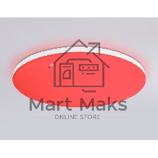 Умный светодиодный светильник FZ2002 WH белый IP54 25W 3000K-6500K+RGB Wi-Fi Алиса/Tuya/Smart Home/Alexa D370*55 (ПДУ ИК)