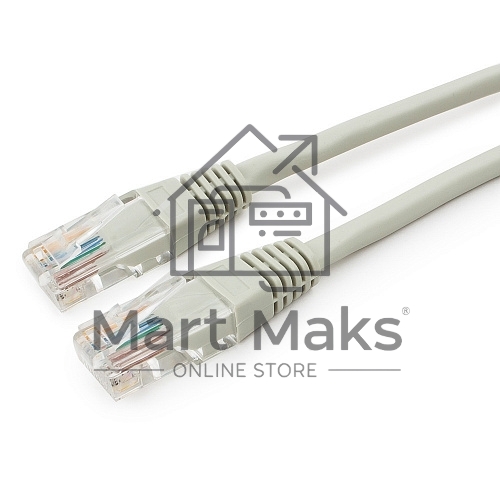 Патч-корд медный UTP Cablexpert PP10-3M кат.5e, 3м, литой, многожильный (серый)