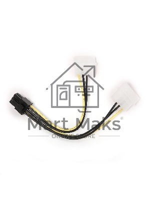 Кабель Gembird Разветвитель питания, 2xMolex->PCI-E 6pin, для подкл. в/к к б/п CC-PSU-6