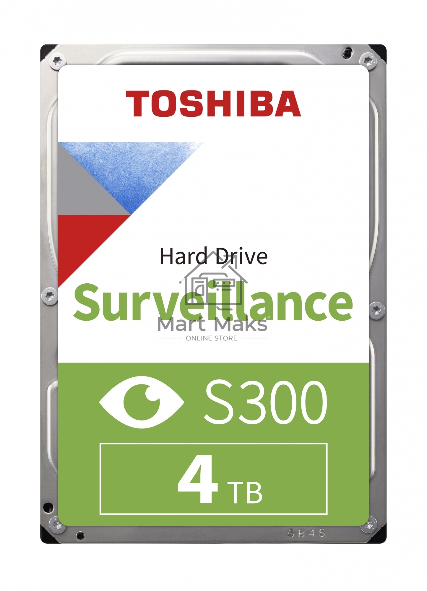 Жесткий диск Toshiba HDD SATA3 4Tb Surveillance S300 (SMR) 5400 256Mb (analog HDWT740UZSVA)