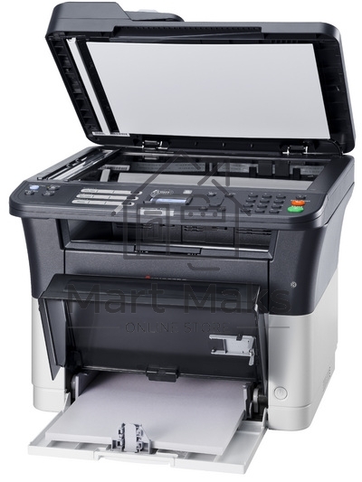 МФУ лазерный Kyocera Ecosys FS-1025MFP (1102M63RU0/1102M63RUV/1102M63RU2/1102M63NX2/1102M63DZ2), A4, ч/б, печ. до 25 стр/мин., скан. до 18 стр/мин. (ч/б) 6 стр/мин. (цвет), 600 x 1800 dpi (печать) 600x600dpi (скан), USB, RJ-45