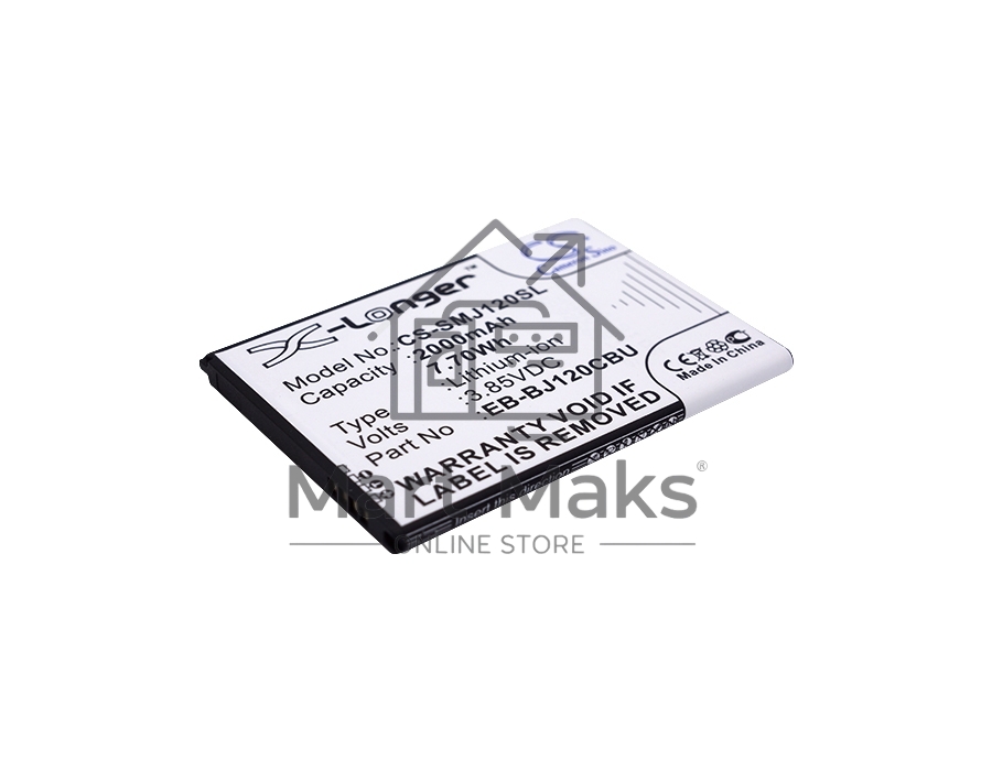 Аккумулятор CameronSinoCS-SMJ120SL EB-BJ120BBE для Samsung Galaxy J1 SM-J120F 3.85V / 2000mAh / 7.70Wh