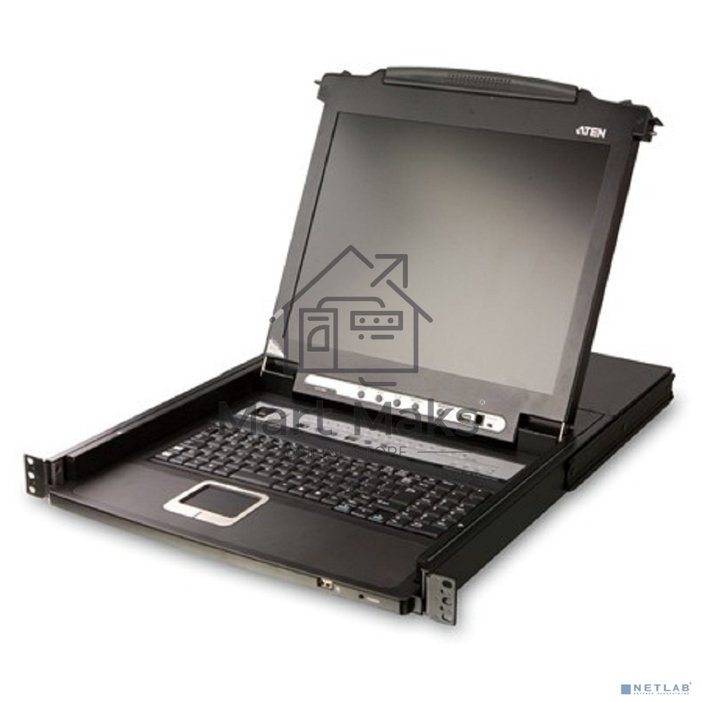 KVM переключатель Aten KVM W/LCD 8PORT CL5708M-ATA-RG