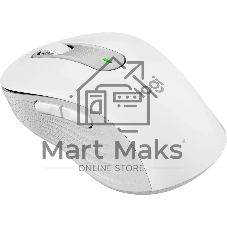 Мышь беспроводная Logitech Signature M650 белый, 4000 dpi, радиоканал, Bluetooth, USB, кнопки - 5