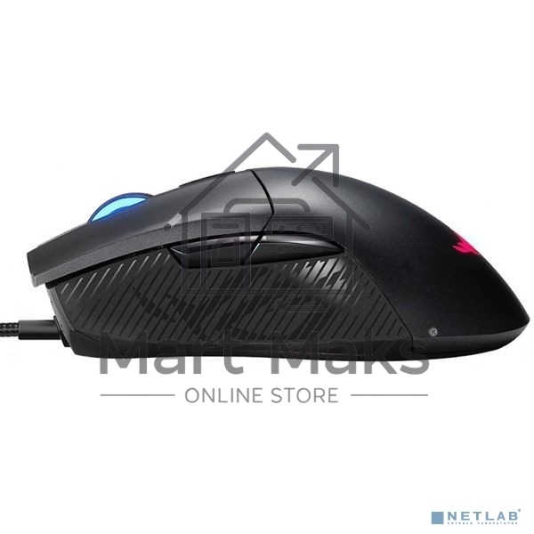 Мышь проводная ASUS ROG Gladius II Core черный, 6200 dpi, USB, кнопки - 6