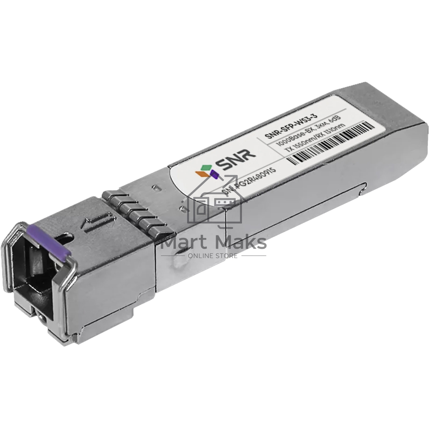Модуль SNR SFP WDM, дальность до 3км (6dB), 1550нм