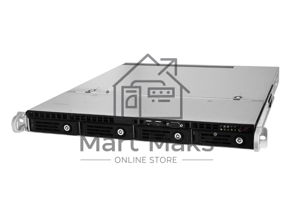 Серверный корпус Ablecom 1U chassis; Mini-ITX, Micro-ATX, ATX MBs; 4 x 3.5'' hsb; 2 x USB; 1 x COM port (Front); 1 x FH expantion slot; 600W (1+1) (80 Plus Platinum); no rails